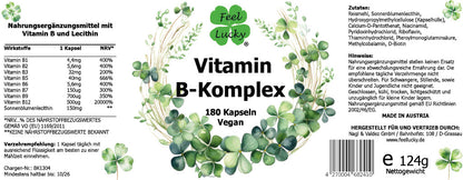 Vitamin B-Komplex 180 Kapseln